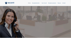 Desktop Screenshot of accent-receptieservice.nl